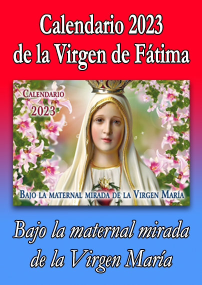 Calendario 2023 Virgen de Fatima